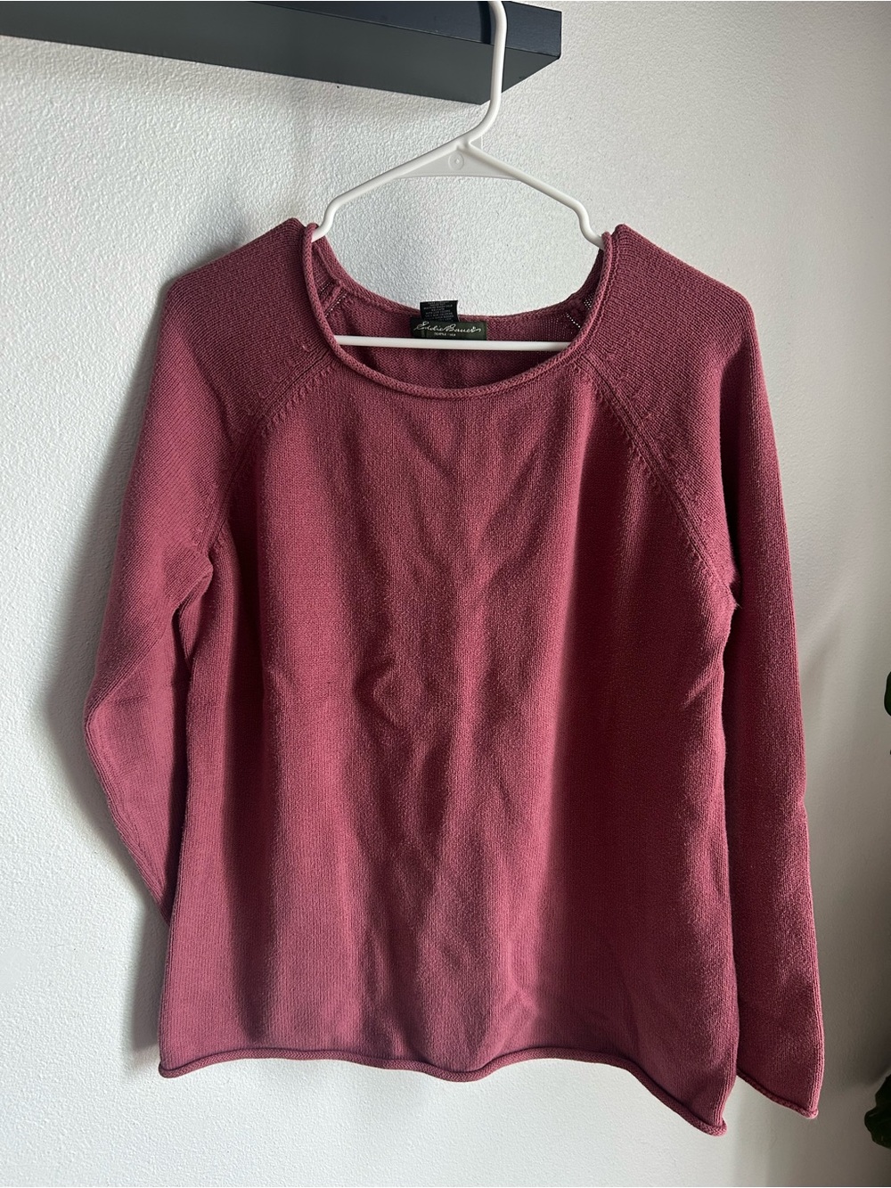 Eddie Bauer Women's Crewneck Sweater - Dusty Rose/Mauve